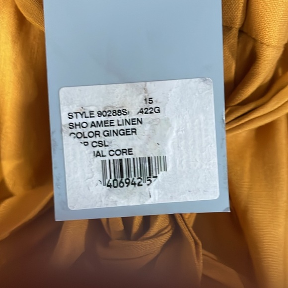 Antonio Melani Amee Linen Shorts Belted High Rise Size 2 - Picture 6 of 8